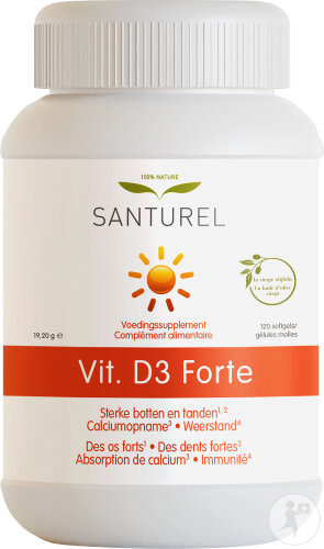 Santurel Vitamin D3 Forte 120 Kapseln