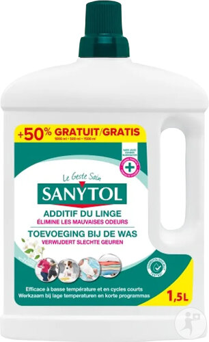 Sanytol Wäschedesinfektionsmittel Weiße Blumen 1l Flasche + 50% Gratis