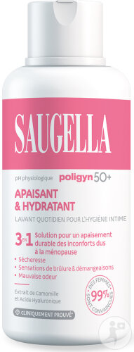 Saugella Poligyn 50+ Tägliche Intimwaschlotion Beruhigend Und Feuchtigkeitsspendend 500ml