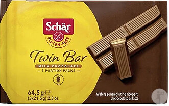 Schär Twin Bar Schokoladensnack Glutenfrei 64,5g