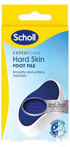 Scholl Hard Skin Nano-Technologie Glas-Fußfeile 1 Stück