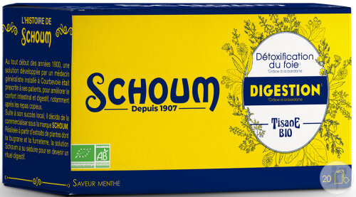 Schoum Verdauung Kräutertee Bio 20 Beutel