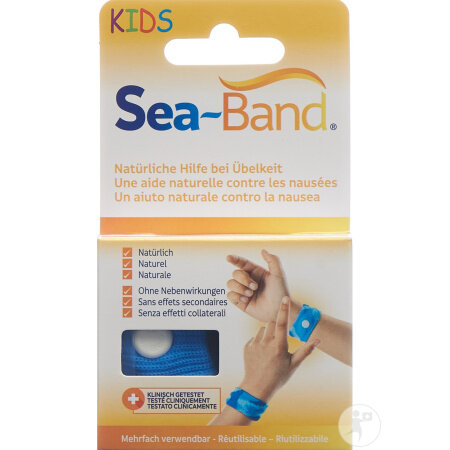 Sea-Band Akupressurband Kinder Blau 1 Paar