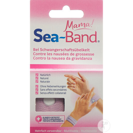 Sea-Band Mama Akupressurband Pink Frauen Schwangerschaft 1 Paar
