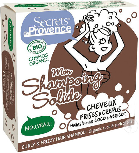 Secrets De Provence Shampoo Seife Für Lockiges Oder Krauses Haar Bio 85g