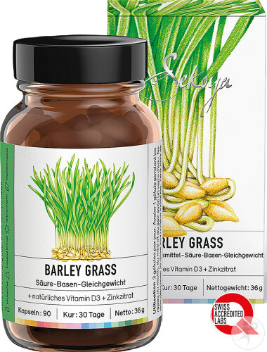 Sekoya Barley Grass Säure-Basen-System 90 Kapseln