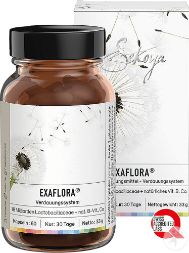 Sekoya Exaflora Verdauungs-System 60 Kapseln