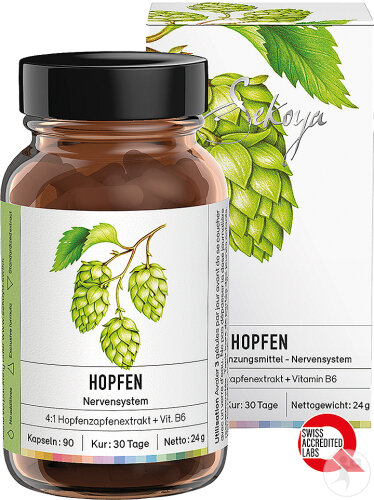 Sekoya Hopfen Nervensystem 90 Kapseln