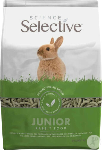 Supreme Selective Selective Junior Kaninchenfutter Granulat Beutel 1,5kg
