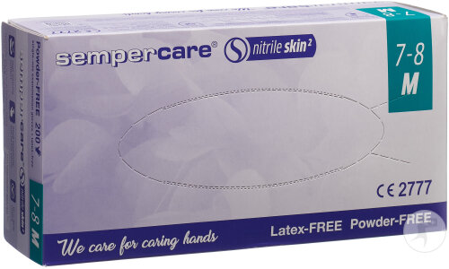 Sempercare Nitril Skin Handschuhe M Ungepudert Unsteril 200 Stück