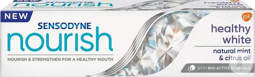 Sensodyne Nourish Healthy White Zahnpasta Tube 75ml