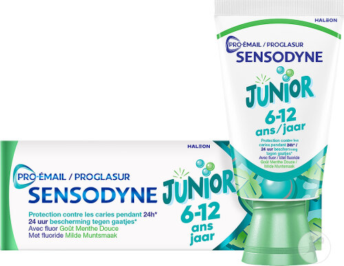 Sensodyne Proglasur Junior Zahnpasta 6-12 Jahre Tube 50ml