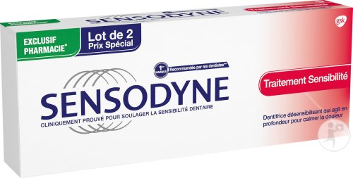 Sensodyne Behandlung Empfindlichkeit Zahnpasta Duopack Tube 2x75ml