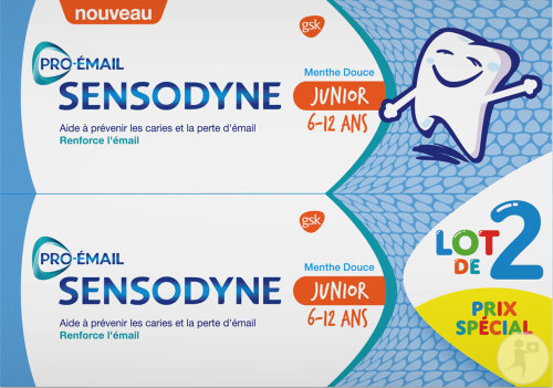 Sensodyne Pro-Schmelz Zahnpasta Junior 6-12 Jahre Milde Minze 2x50ml