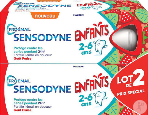 Sensodyne Kinderzahnpasta 2-6 Jahre Erdbeergeschmack 2x50ml