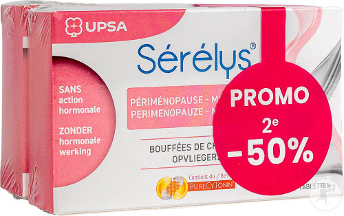 Sérélys Perimenopause-Menopause Hitzewallungen 2 x 60 Tabletten Promopack 2. 50 %