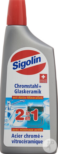 Sigolin 2 In 1 Chromstahl Und Glaskeramik Flasche 250ml