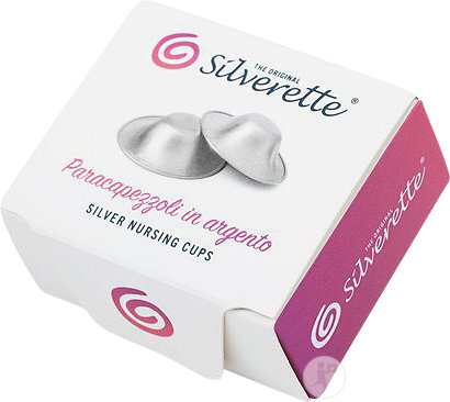 Silverette Still-Silberhütchen 2 Stück