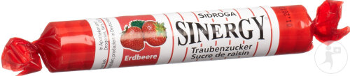 Sinergy Traubenzucker Erdbeere 40g