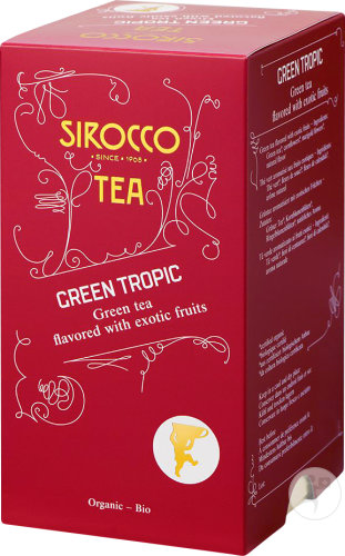 Sirocco Tea Green Tropic 20 Teebeutel