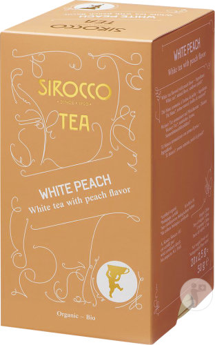Sirocco Tea White Peach 20 Teebeutel