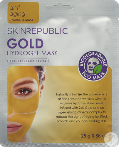 Skin Republic Gold Hydrogel Gesichtsmaske 25g