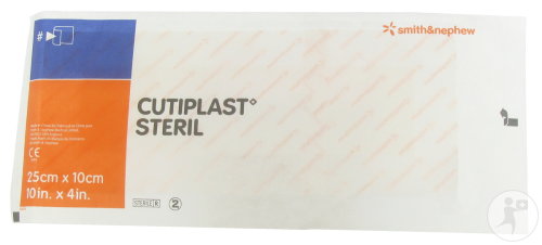 Smith&Nephew Cutiplast Steril Postoperativer Wundverband Ungewebt 25x10cm 1 Stück (66001476)