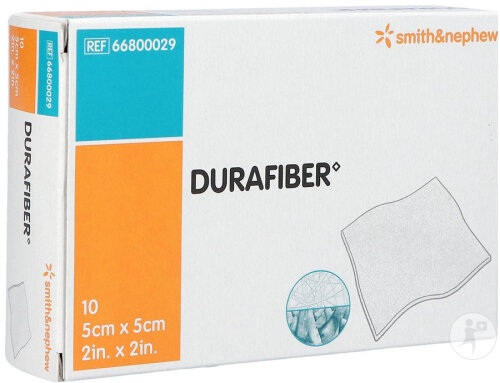 Smith&Nephew Durafiber AG Pro Wundverbände 5x5cm 10 Stück
