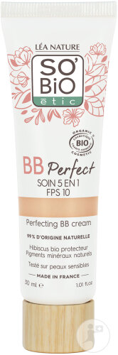 So'Bio Étic BB Perfect Pflege 5in1 SPF10 15 Sehr Hell Bio Tube 30ml