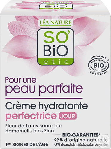 So'Bio Étic Perfektionierende Feuchtigkeitscreme Für Den Tag Tiegel 50ml