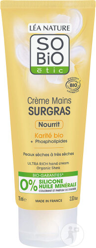 So'Bio Étic Reichhaltige Handcreme Bio-Sheabutter Tube 75ml