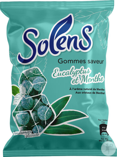 Solens Eukalyptus-Menthol-Gummis 100g