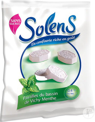Solens Vichy-Minzpastillen 100g