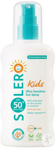 Solero Kids Ultra Sensitive SPF50+ Sun Spray 200ml