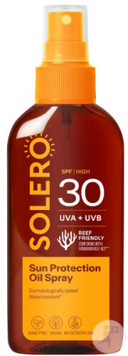 Solero Sun Protection Oil Spray SPF30 Reef Friendly 150ml