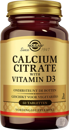 Solgar Calcium Citrate Mit Vitamin D3 60 Tabletten