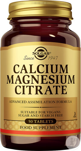 Solgar Calcium Magnesium Citrate 50 Tabletten