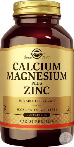 Solgar Calcium Magnesium Plus Zinc 250 Tabletten