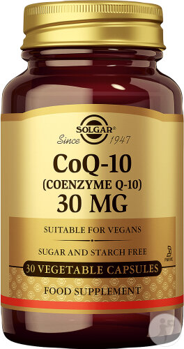 Solgar CoQ-10 Co-Enzyme Q-10 30mg 30 Pflanzliche Kapseln