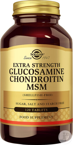 Solgar Extra Strength Glucosamine Chondroitin MSM 120 Tabletten