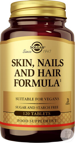 Solgar Skin Nails And Hair Formula Huid/Nagels/Haar 120 Tabletten