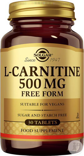 Solgar L-Carnitin 500mg Freiform 30 Tabletten