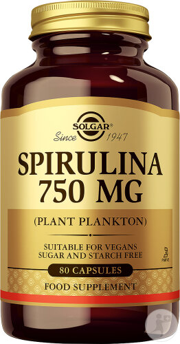 Solgar Spirulina Alg 750mg 80 Capsules