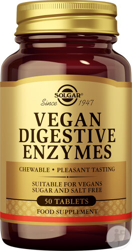 Solgar Vegane Verdauungsenzyme 50 Tabletten