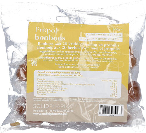 Solidpharma Propol Bonbons Propolis-Pastillen 100g