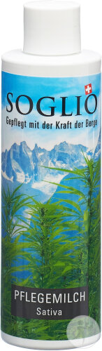 Soglio Pflegemilch Sativa Flasche 200ml