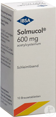Solmucol 600mg 10 Brausetabletten