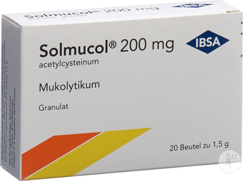 Solmucol Granulat 200mg Zuckerfrei 20 Beutel