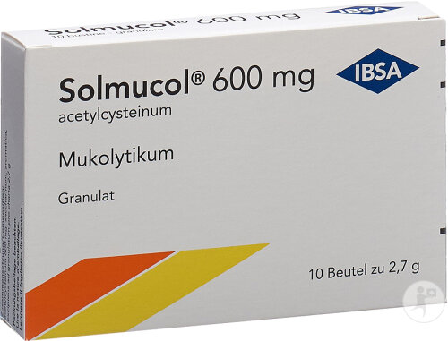 Solmucol Granulat 600mg Zuckerfrei 10 Beutel