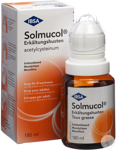 Solmucol Hustenlöser Sirup Acetylcystein 200mg/10ml Flakon 180ml